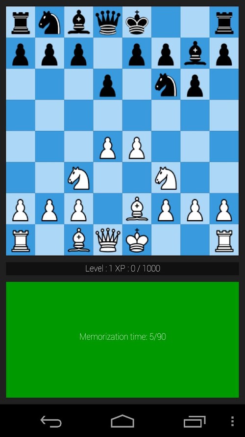 Android application Chess Memory Trainer screenshort
