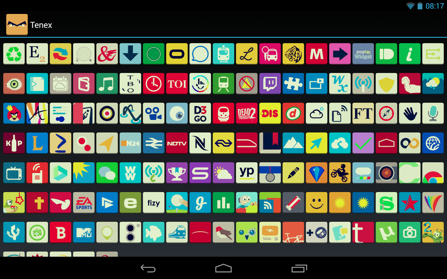 Tenex Nova/Apex/ADW/GO Theme - screenshot
