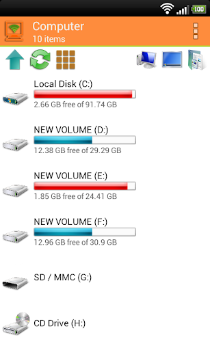 WiFi PC File Explorer Silver