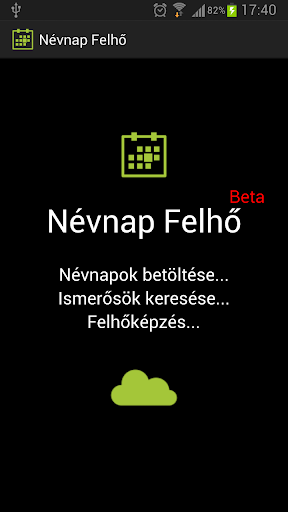 Névnap Felhő