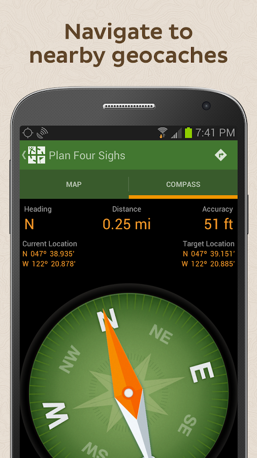 Geocaching app for Free stuff friday from Fiscal Fitness Phoenix