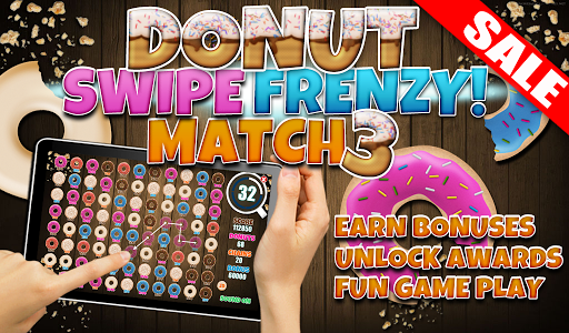 Donut Swipe Match Three Puzzle