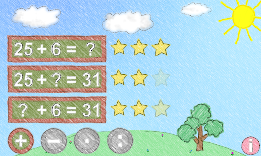 Android-Anwendung Math up to 100 Screenshot
