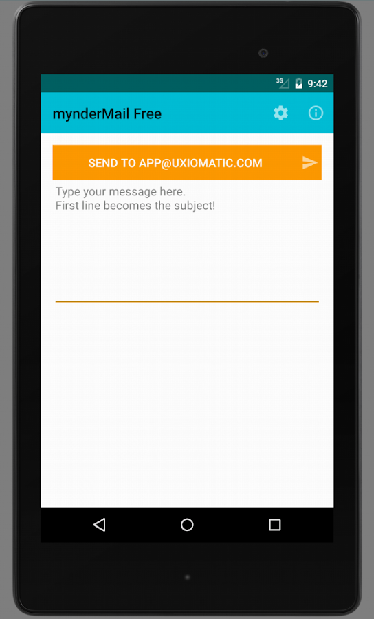    mynderMail Free- screenshot  