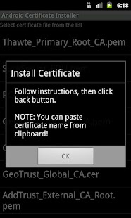Download Certificate Installer APK