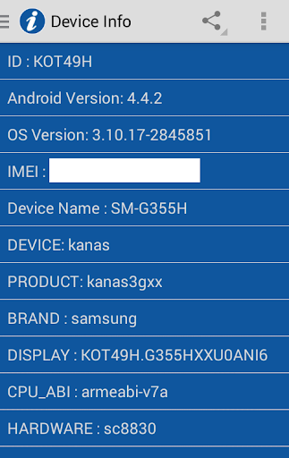 My Device Info