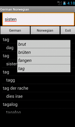 German Norwegian Dictionary