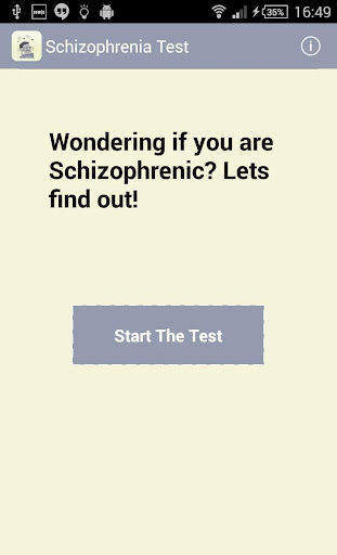 Schizophrenia Test