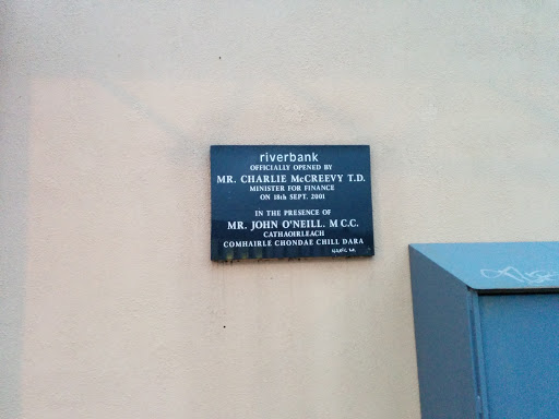 Riverbank Opening Plaque