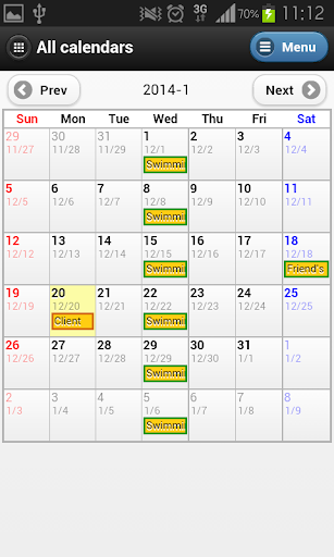 Calendar share-Schedule share