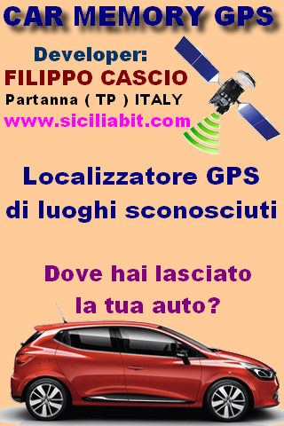 Car memory GPS localizzatore