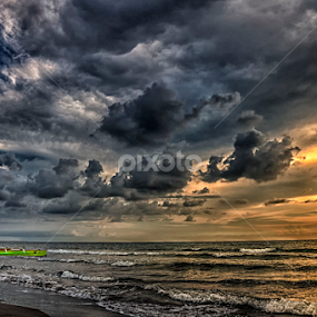 Goin fishing by Julius Dumaguin - Landscapes Waterscapes