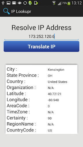 IP Lookup Translator