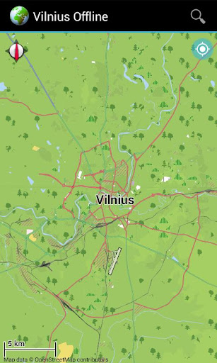 Offline Map Vilnius Lithuania