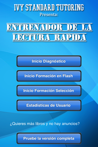 Spanish Speed Reading Trainer