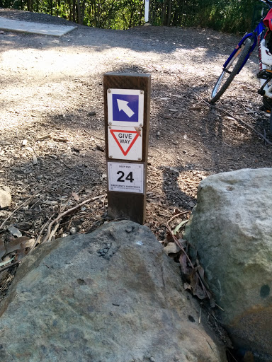 Mountain Bike Trail Marker 24