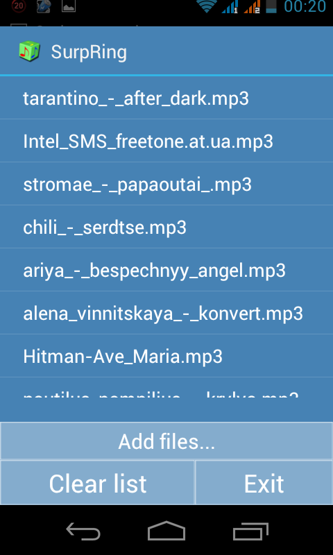 SurpRing - random ringtone Screen 2