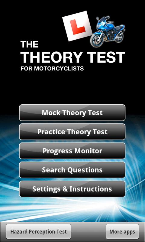 Android application Motorcycle Theory Test UK 2016 screenshort