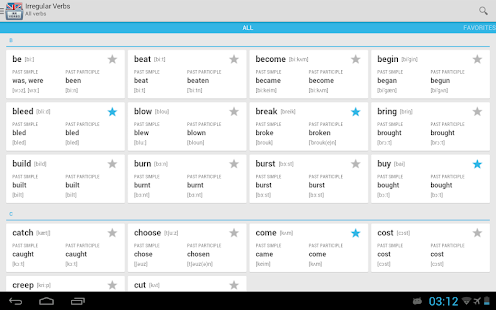 download Irregular Verbs (EN/US) free