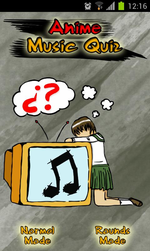 Android application Anime Music Quiz screenshort