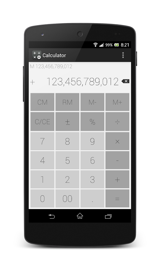 Calculator-A simple & stylish - screenshot
