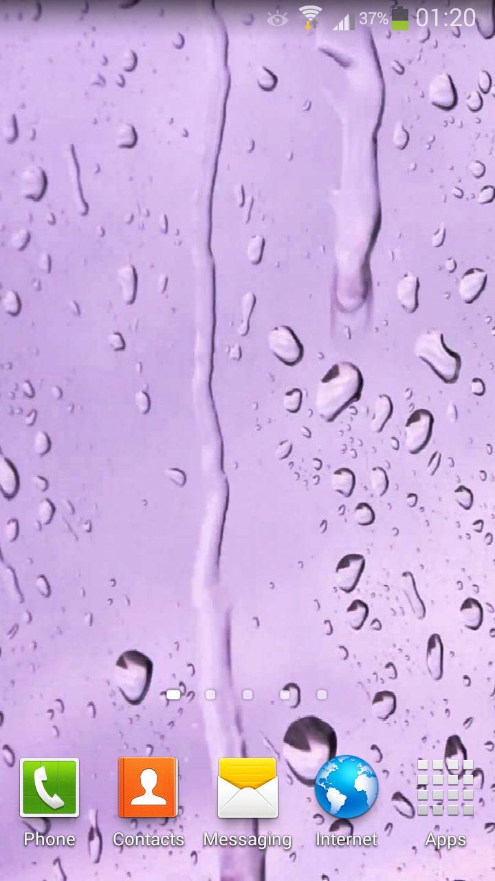 Raindrops Live Wallpaper HD 12 Screen 3