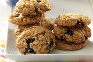 Blueberry Oat Cookies