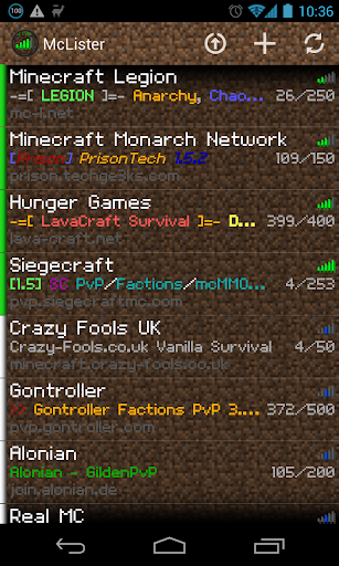 McLister - Minecraft Statuses