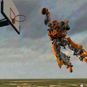 Robots Basketball 3D logo