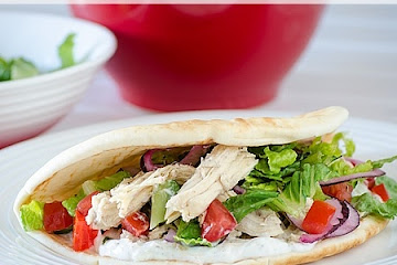 Slow Cooked Chicken Gyros