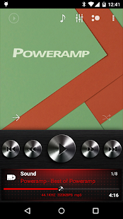 download Skin for Poweramp Dark Metal free