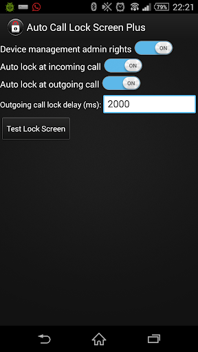 Auto Call Lock Screen Plus