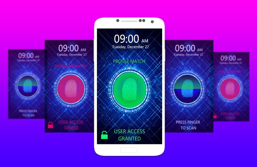 Fingerprint Lock Screen PRANK Screen 3