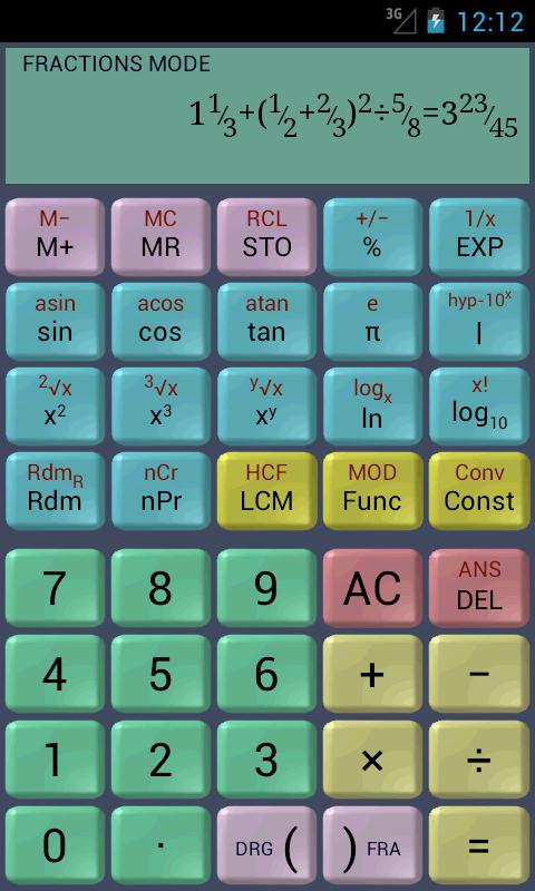 Scientific Calculator (adfree) - screenshot