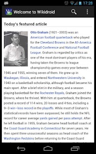 Wikidroid Wikipedia Browser
