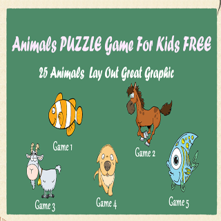 Animals Puzzle Game For Kids
