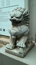 Stone Lion Sculpture at OCT Contemporary Art Terminal