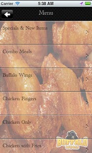 Original Buffalo Wings Screenshots 1