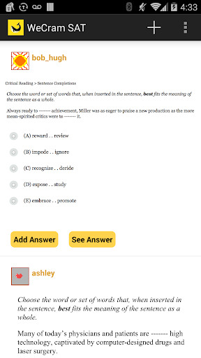 SAT Test Prep: WeCram Buddies