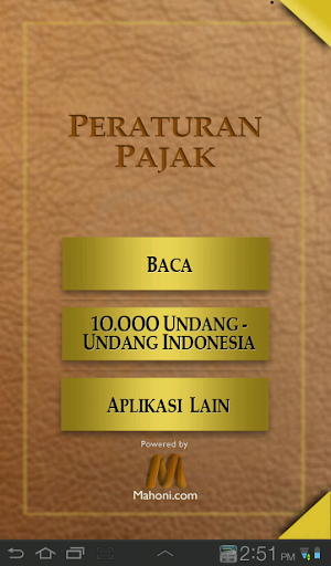 Undang-Undang Perpajakan