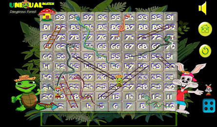 Unequal Match-Snakes & ladders poster 2