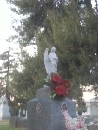 The Guardian Angel on the Headstone