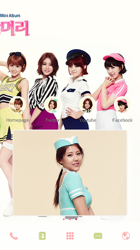 【免費個人化App】AOA Short Hair dodol theme-APP點子