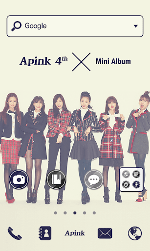 Apink B Dodol Launcher Theme