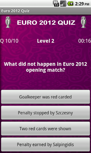 【免費體育競技App】Euro 2012 Quiz-APP點子