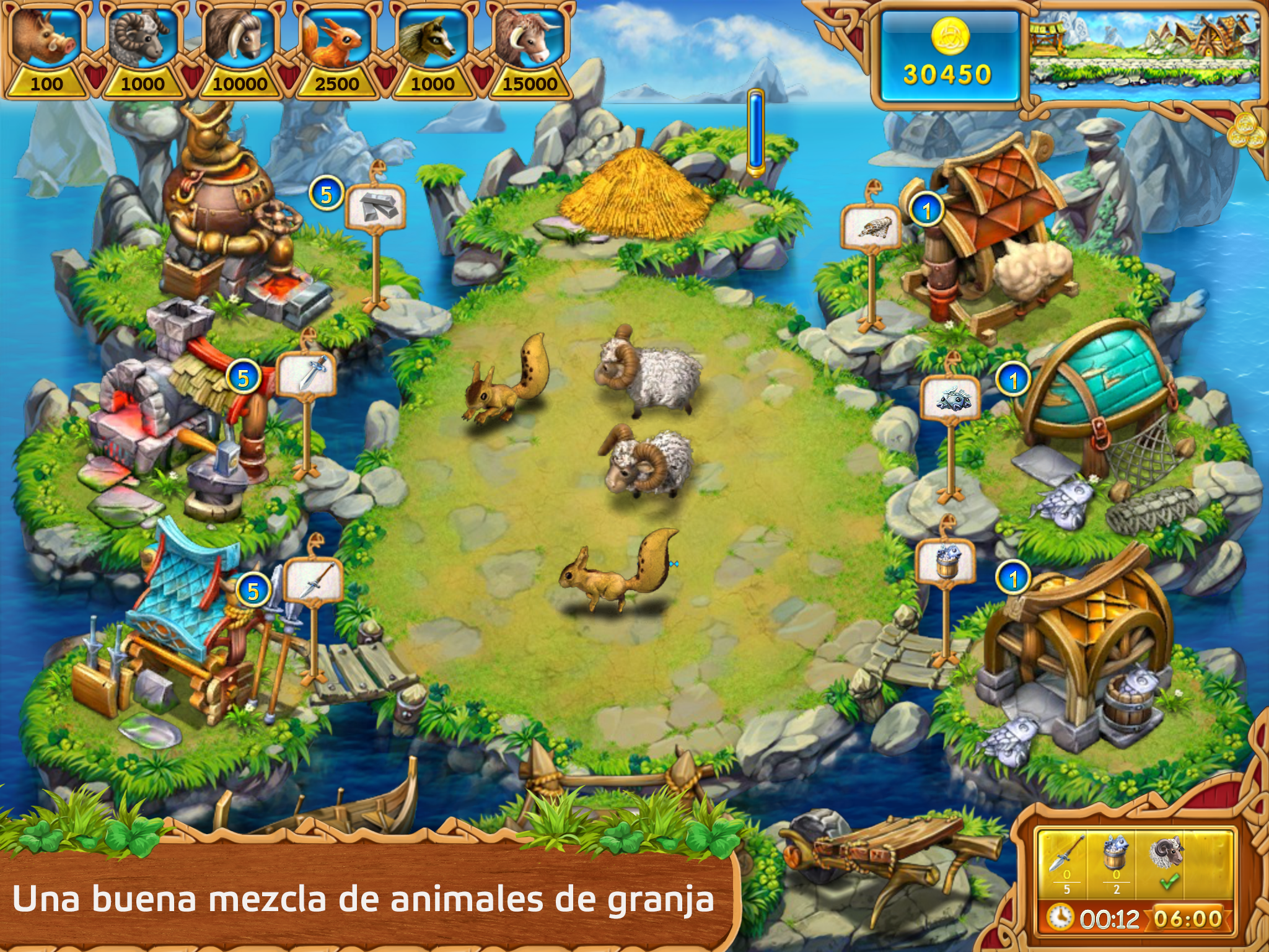 Android application Farm Frenzy: Viking Heroes screenshort