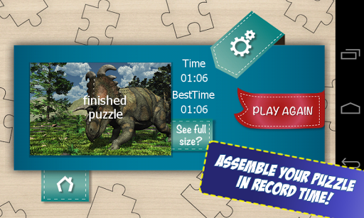 【免費解謎App】Dinosaurs Jigsaw Puzzles-APP點子