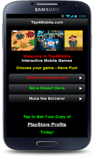 Tap4Mobile Responsive Games