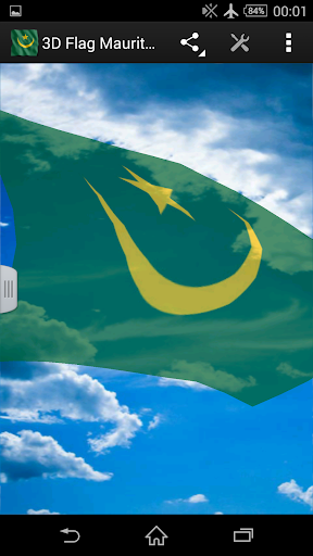 3D Flag Mauritania LWP