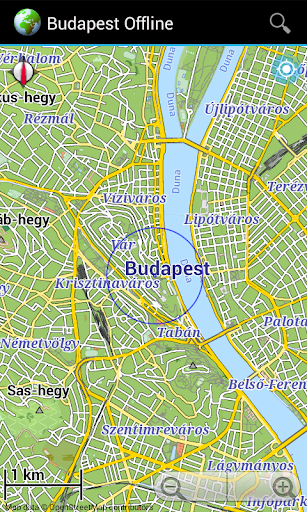Offline Map Budapest Hungary
